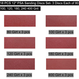Sackorange 100-grit sanding disc for medium smoothing and deburring on diverse materials.
