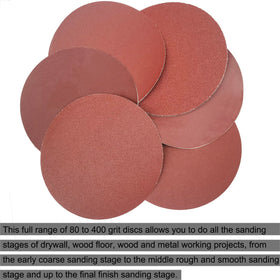 Sackorange 400-grit disc for ultra-fine finishing on varnished woods and plastics.
