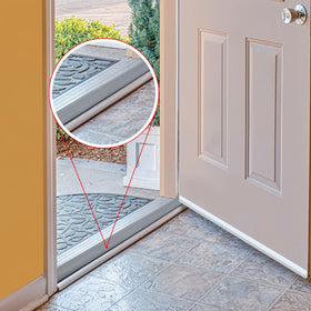 Durable vinyl threshold seal from Sacubee resists cracking in extreme temperatures