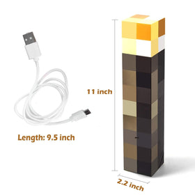 Saderoy light-up wall torch emits a bright ambient glow to illuminate corners