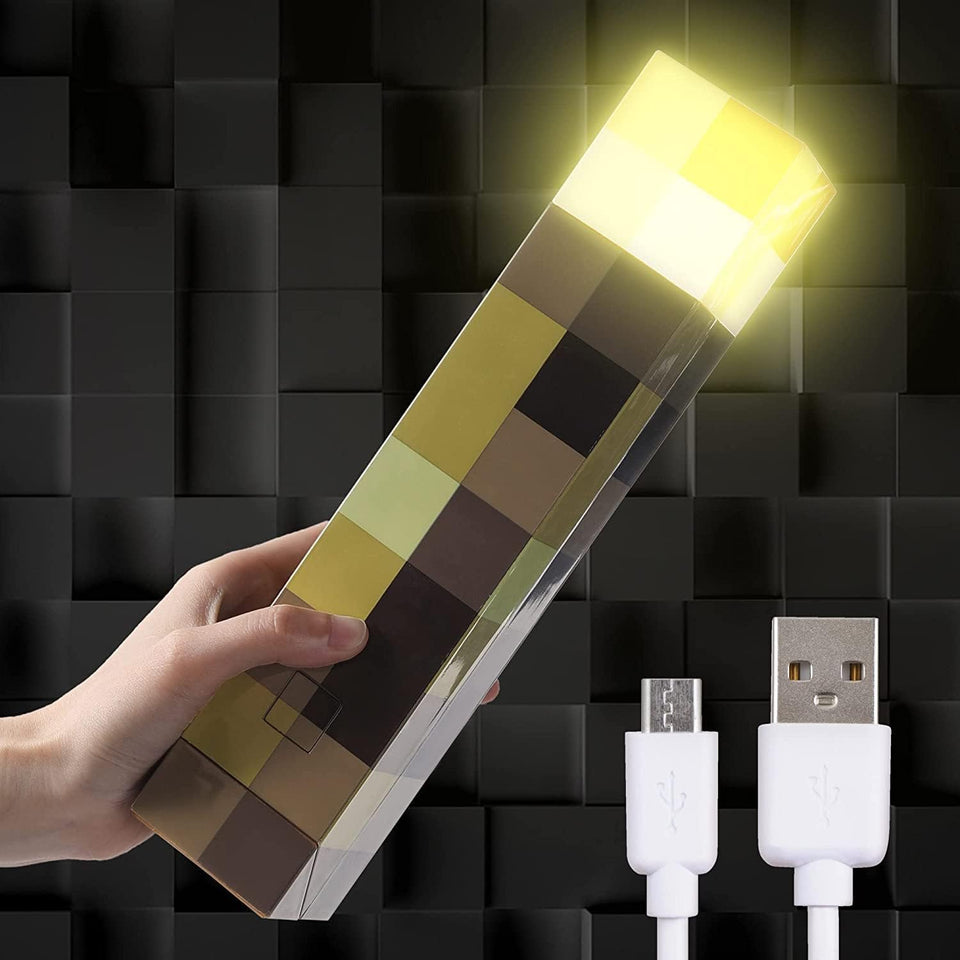 Saderoy light-up wall torch mounted on wall for warm ambience