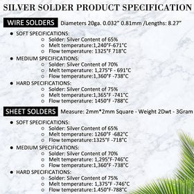 Sadnyy solder chips melt to a bright, smooth finish for fast joining.