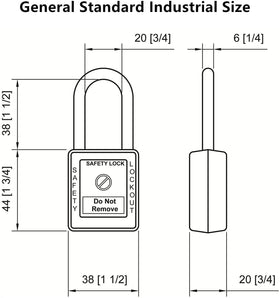 SAFBY lockout 5pcs set packaging with five locks and two keys each