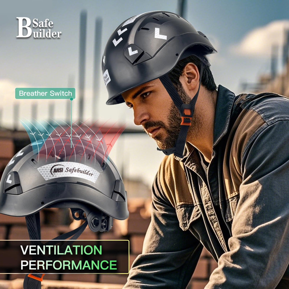 SAFEBUILDER ear muff-ready visor options boost protection