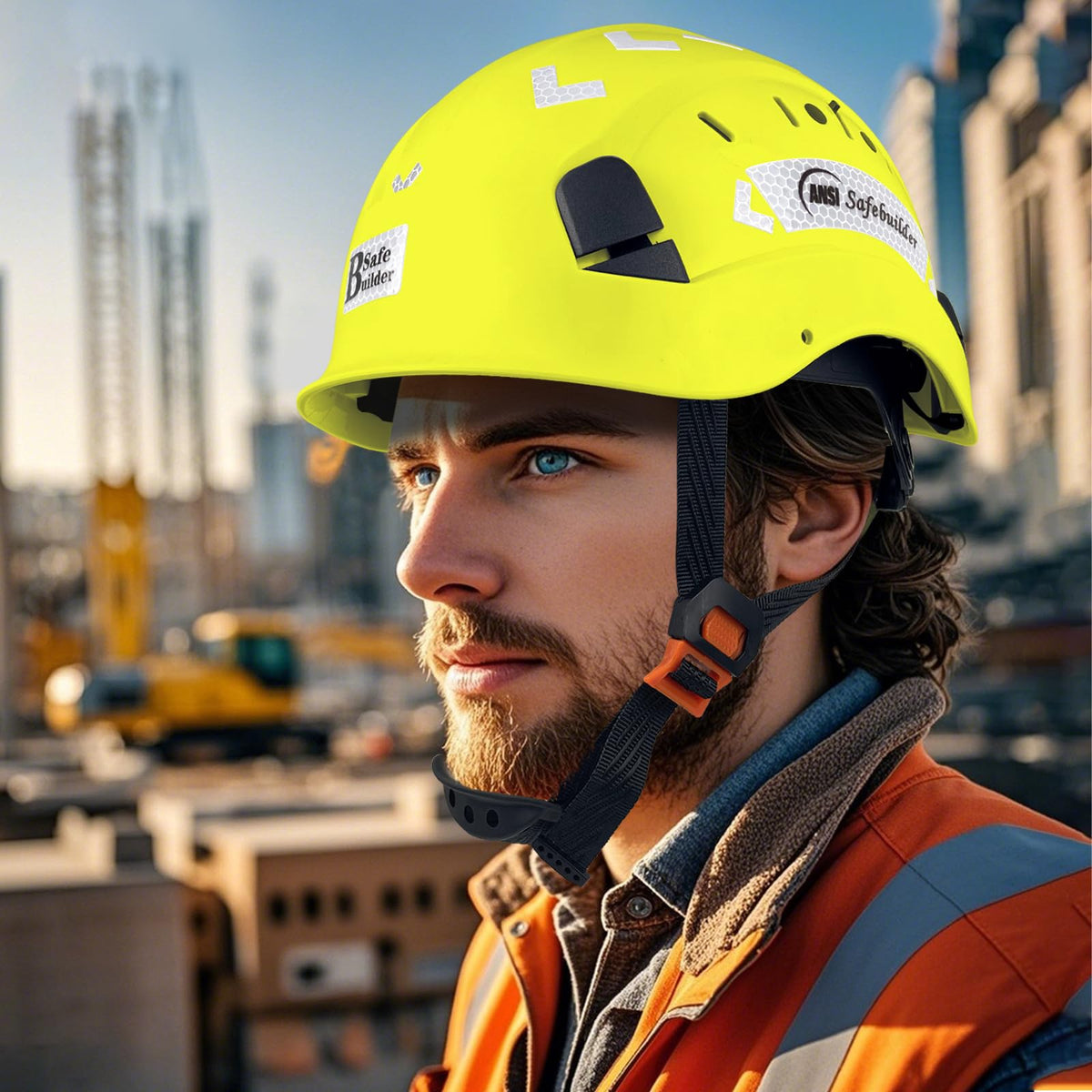SAFEBUILDER versatile helmet for construction, industrial, and outdoor work
