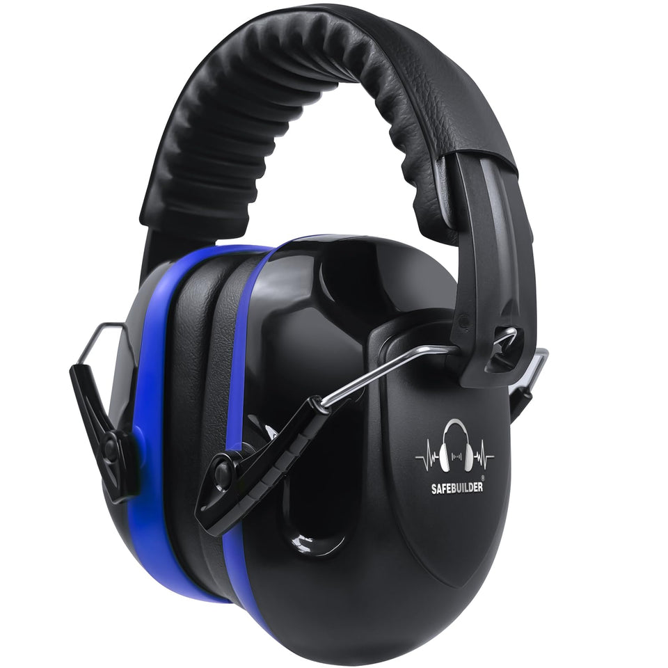 SAFEBUILDER MVP-07B ear muffs with closed shell provide strong noise reduction for demanding tasks.