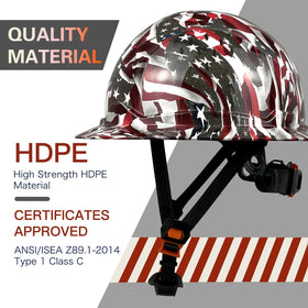 SAFEBUILDER SBD-G1C Y-type chinstrap keeps helmet fixed during work.