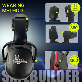 SAFEBUILDER universal mount supports most slotted helmets securely