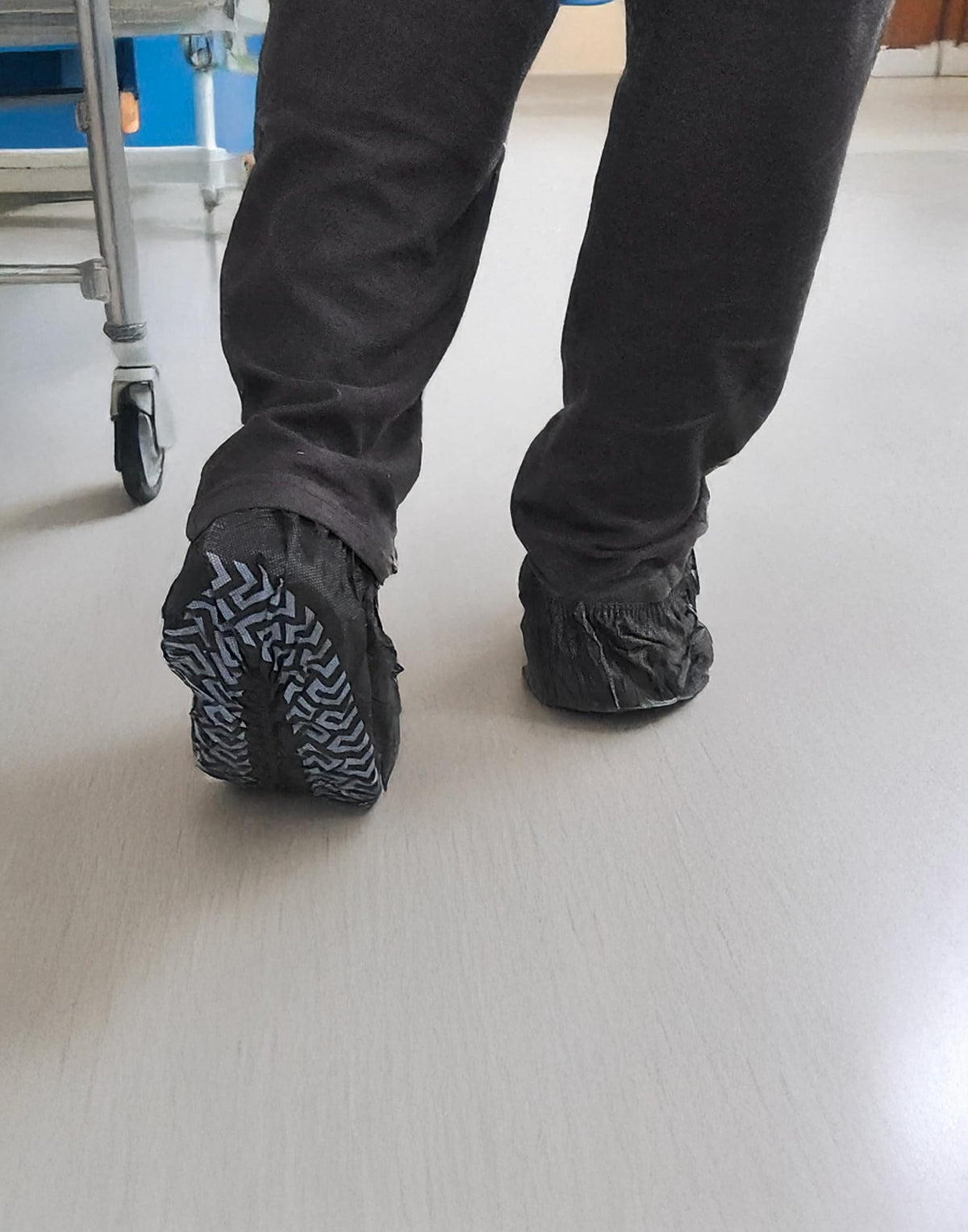 SAFEKO black boot covers hide dirt and suit professional settings
