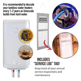 Complete SafeTech flushing kit contents for convenient maintenance