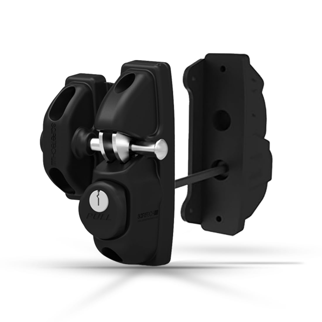 Safetech ViperX2 gravity latch side-entry for two-way gate access