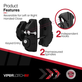 Safetech ViperX2 rust-resistant metal construction for outdoor use