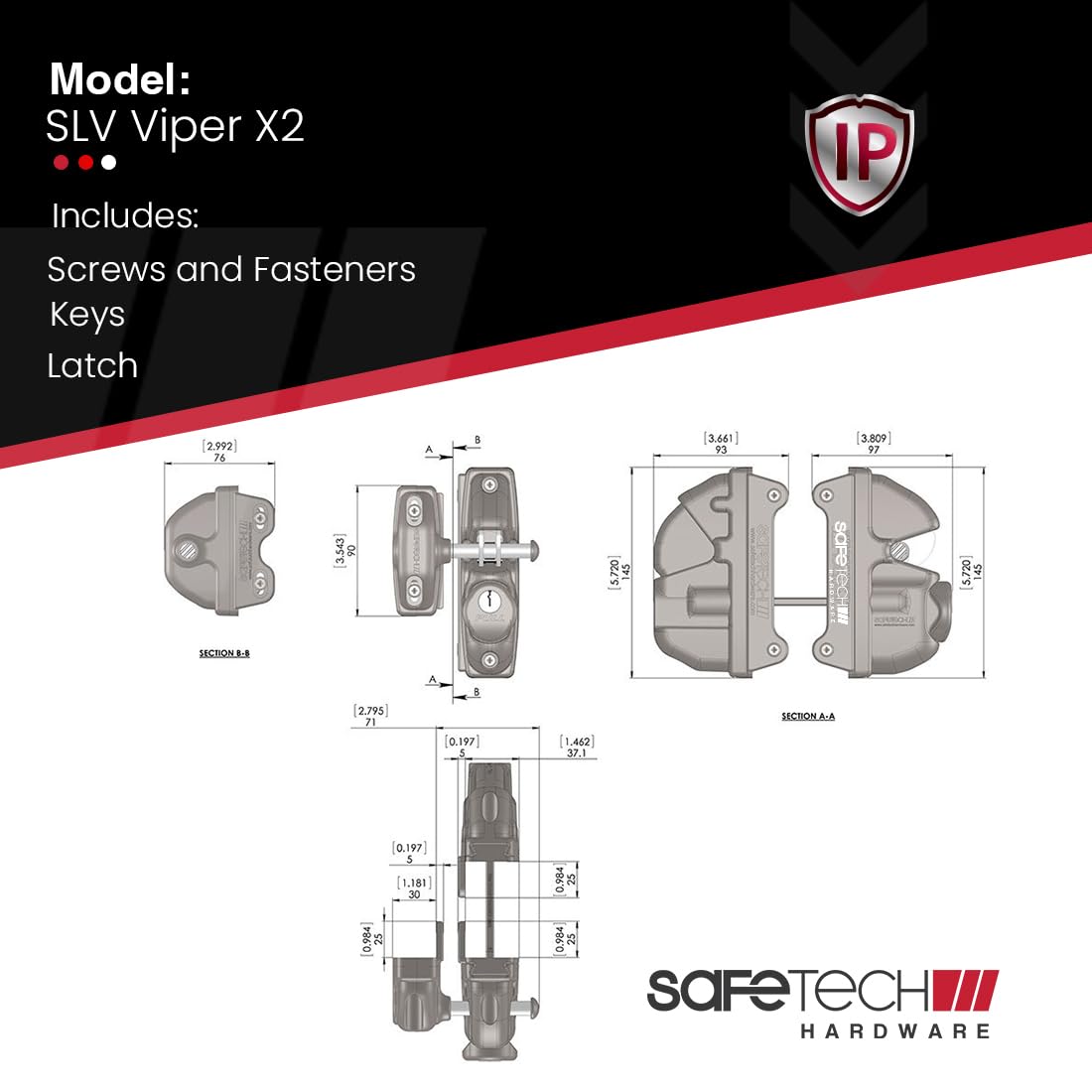 Safetech ViperX2 UV-resistant polymer components endure sun exposure