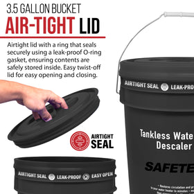 SafeTech 1/6 HP pump delivers steady water flow with thermal protection