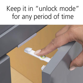 Safety 1st no-tools-needed feature illustrated for easy setup in rental homes.