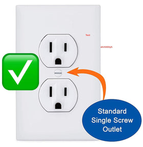 Easy installation of Safety Innovations outlet cover using a screwdriver