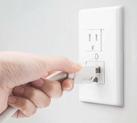 Safety Innovations outlet cover with stronger springs for durable operation