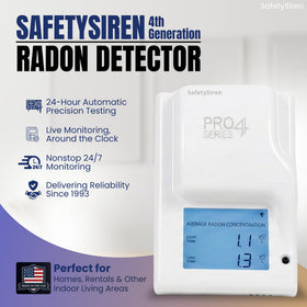 Safety Siren Pro4 audible and visual alarms alert occupants.