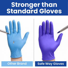 SAFEWAY USA heavy-duty nitrile gloves resist tears and punctures in demanding environments
