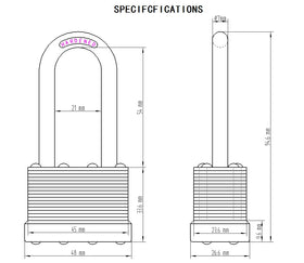 SafiSwords padlocks ideal for indoor and outdoor storage.