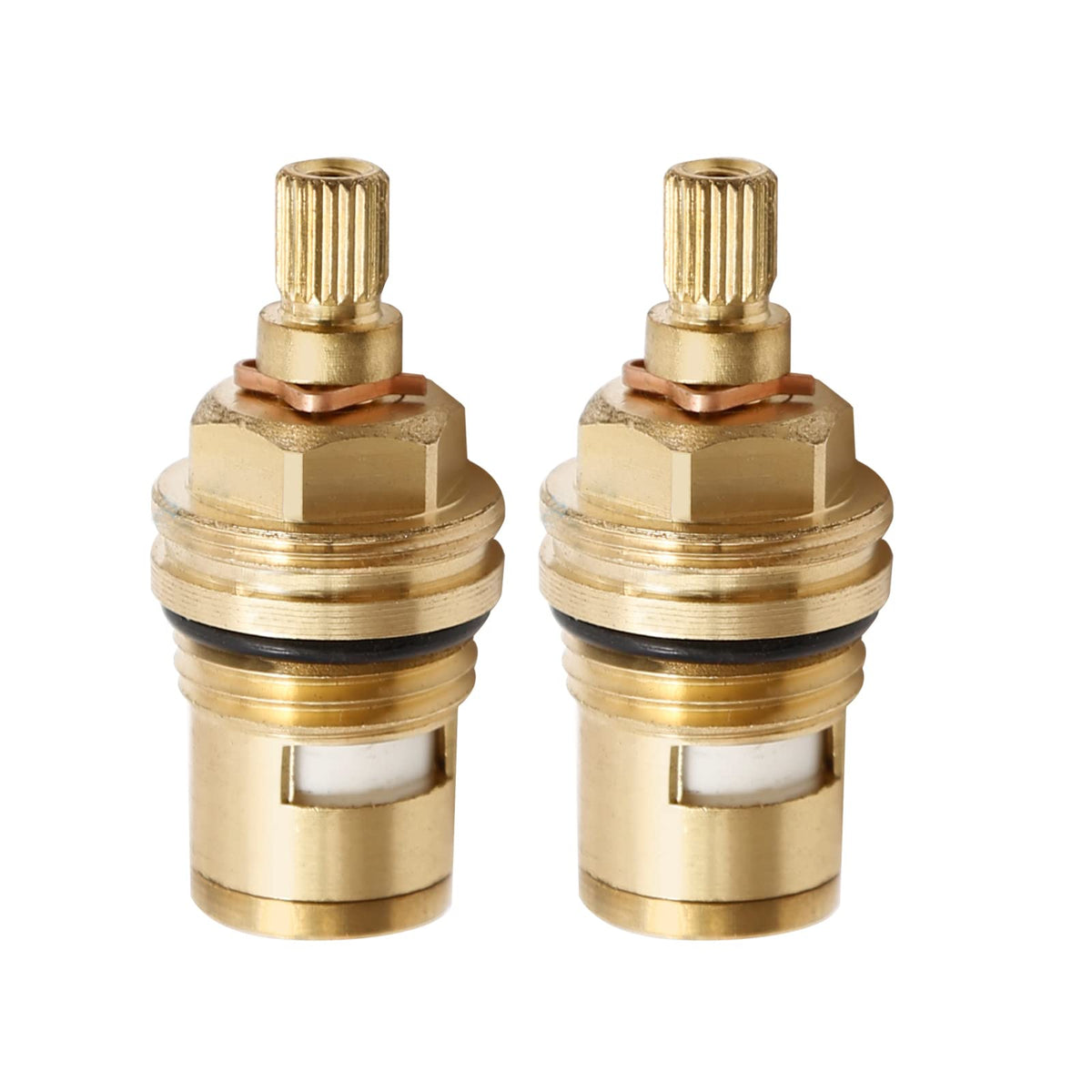 Saihisday ceramic stem with G1/2 BSP thread for smooth hot and cold control