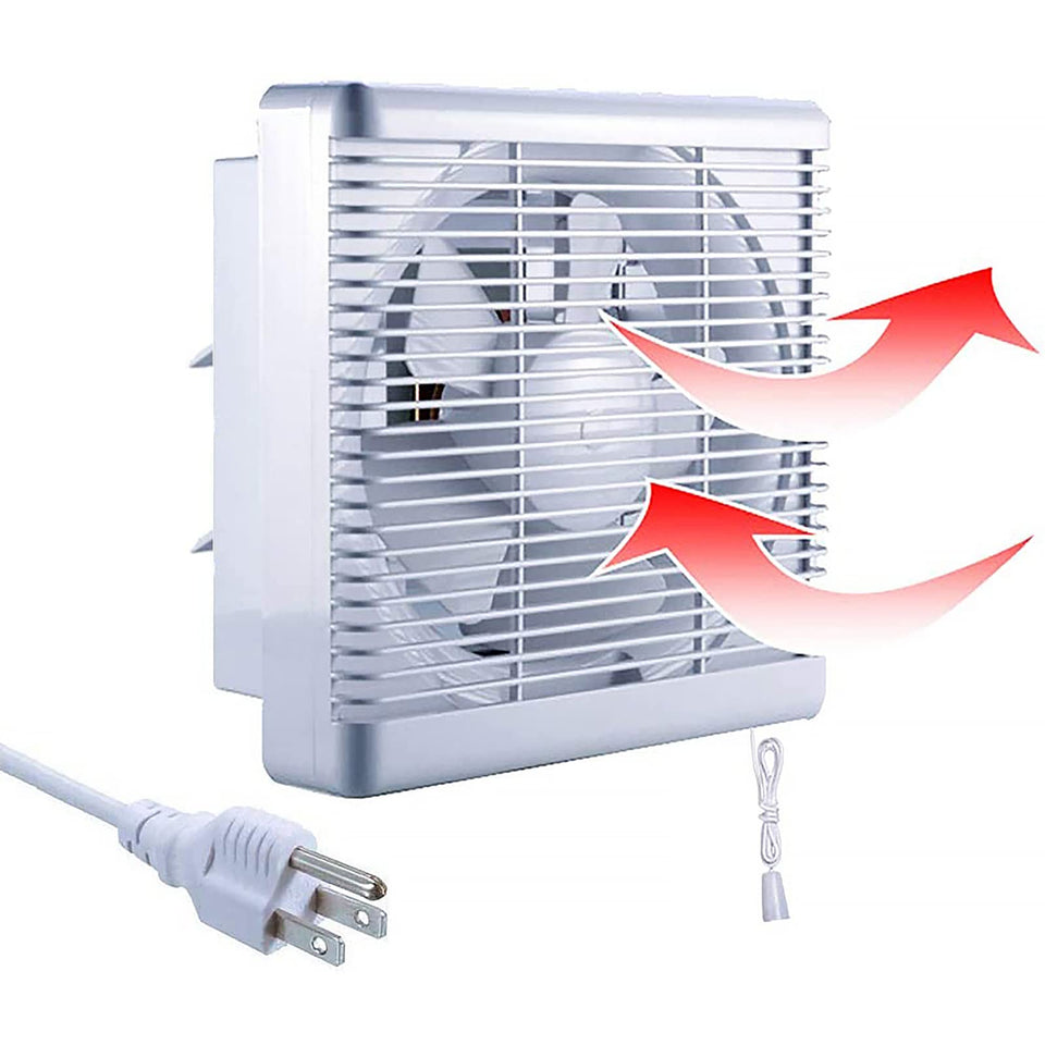 SAILFLO 6-Inch window fan front view for compact space ventilation.