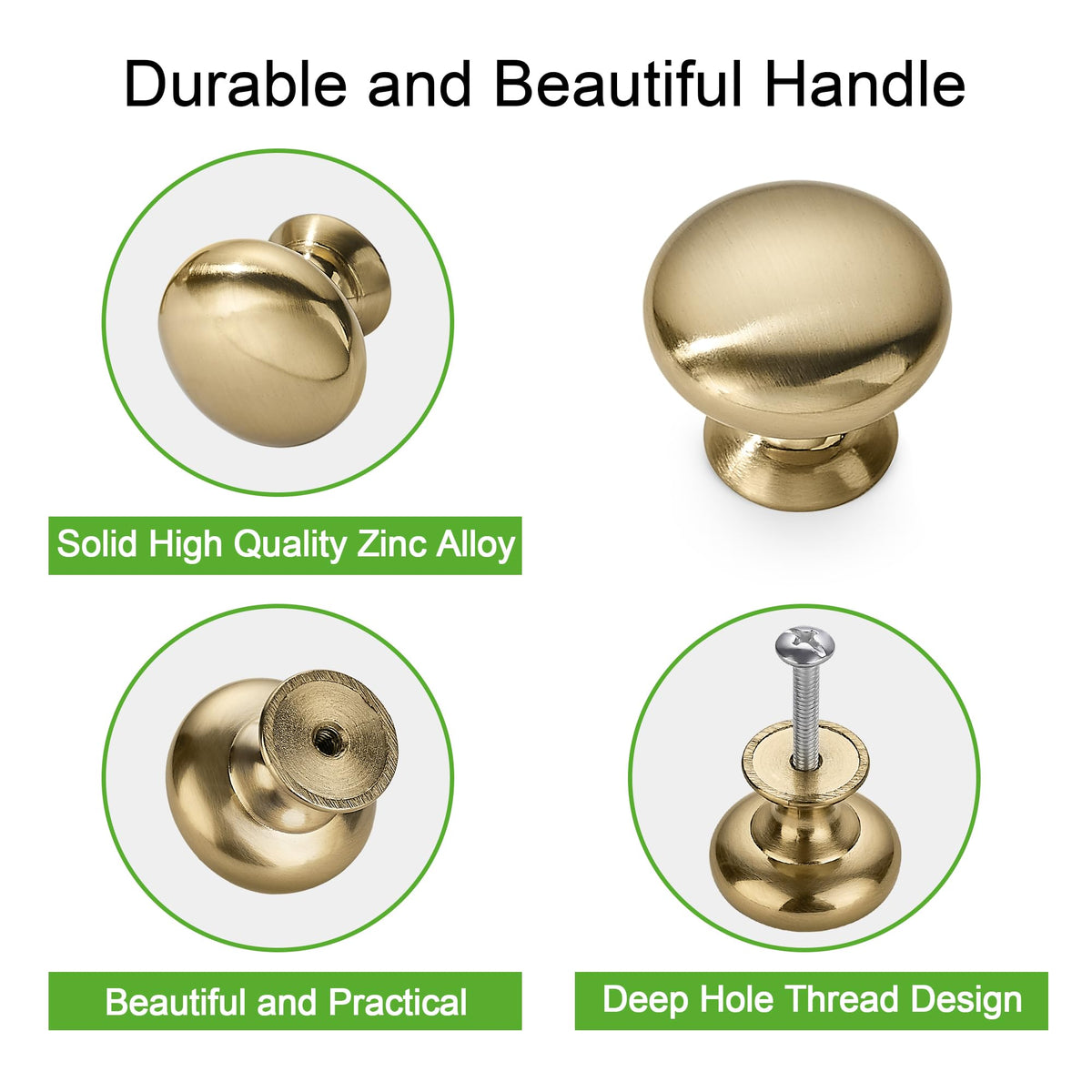 SAILING packaging protects each knob during shipping.