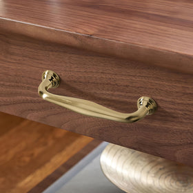 SAILING dresser hardware pull enhances furniture with warm champagne tone