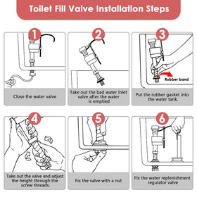 Saillong 2-inch flapper replacements provide reliable seal and leak prevention.