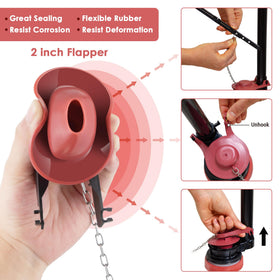Saillong universal toilet flush kit fits most tanks for easy upgrades.