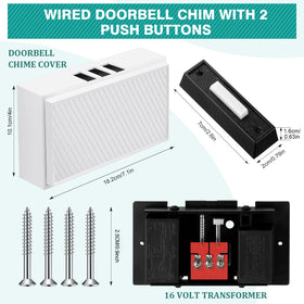 Saillong two-tone chime distinguishes front and rear entries.