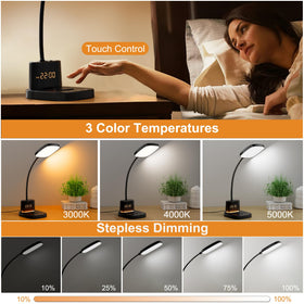 Sailstar desk lamp touch control for easy brightness adjustment