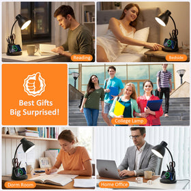 Sailstar desk lamp fits dorm rooms and small spaces.