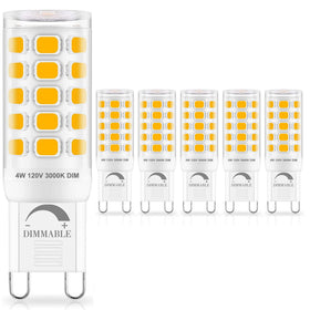 Sailstar G9 bulb ideal for chandeliers and display lighting.