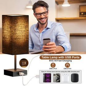 Sailstar table lamp assembly guide shows simple setup steps.