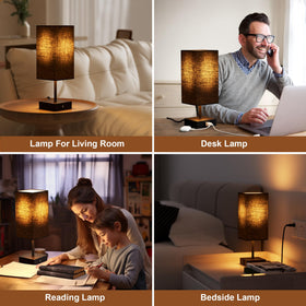 Sailstar table lamp black base highlights modern decor and space efficiency.