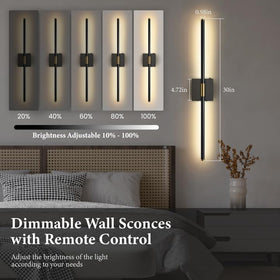 SAIMAND USB rechargeable wall light with 8000mAh battery