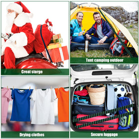 Saintrygo anti rust metal buckle bungee is built for repeated outdoor use.