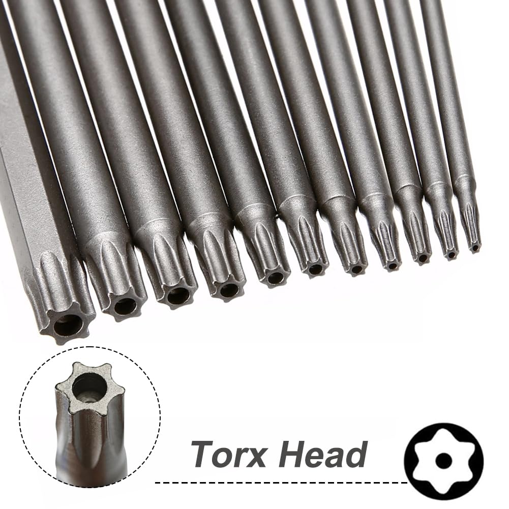 Saipe rust-resistant surface treatment on torx bits for longevity