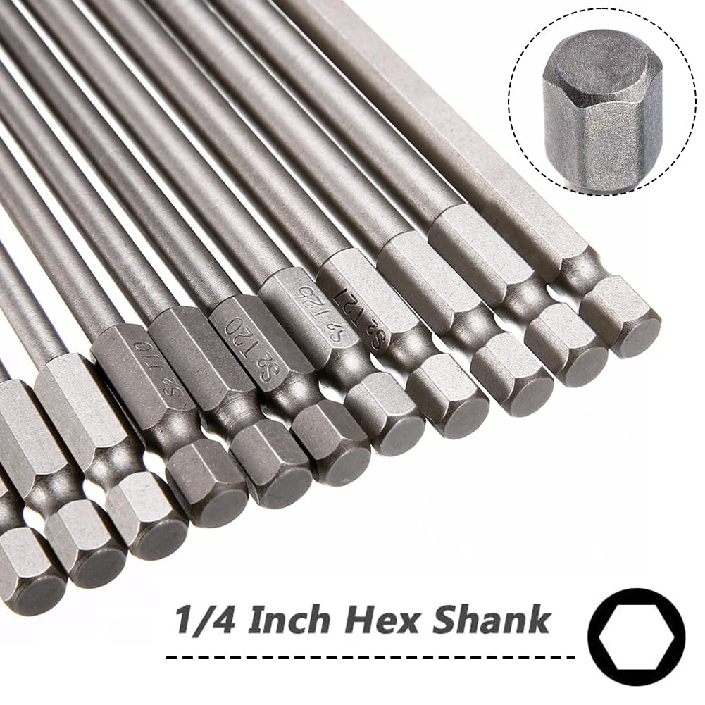 Saipe S2 steel torx bits with precision forged heads for durability