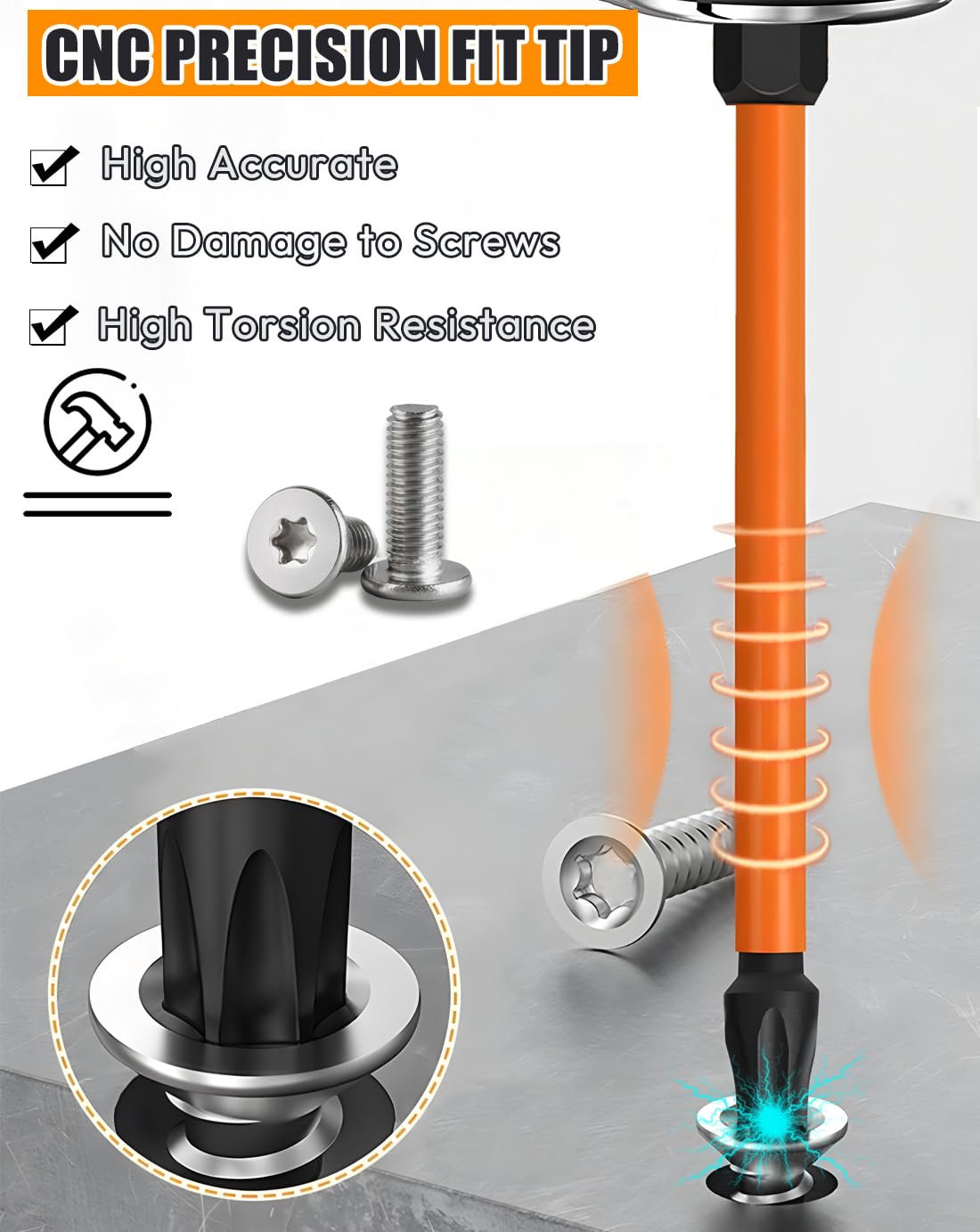 Saipe torx bits ideal for deck, furniture, and auto repair projects.