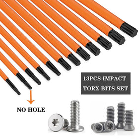 Saipe torx bits in S2 steel offer durable, high-precision performance.