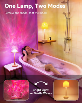 SAIWEYA ocean wave projector lights walls for serene shower scenes