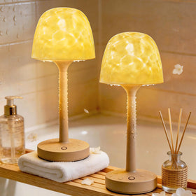 SAIWEYA 2-pack spa shower lamp creating calm bathroom ambiance