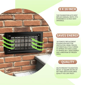 Saiyugty foundation auto vent bi-metal coil closeup showing self-regulating action.