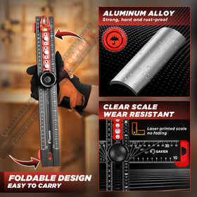 Saker aluminum alloy construction emphasizes durable performance in shop environments