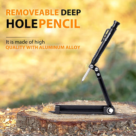 Saker aluminum alloy scribe tool highlighting a clear precision scale for accurate lines