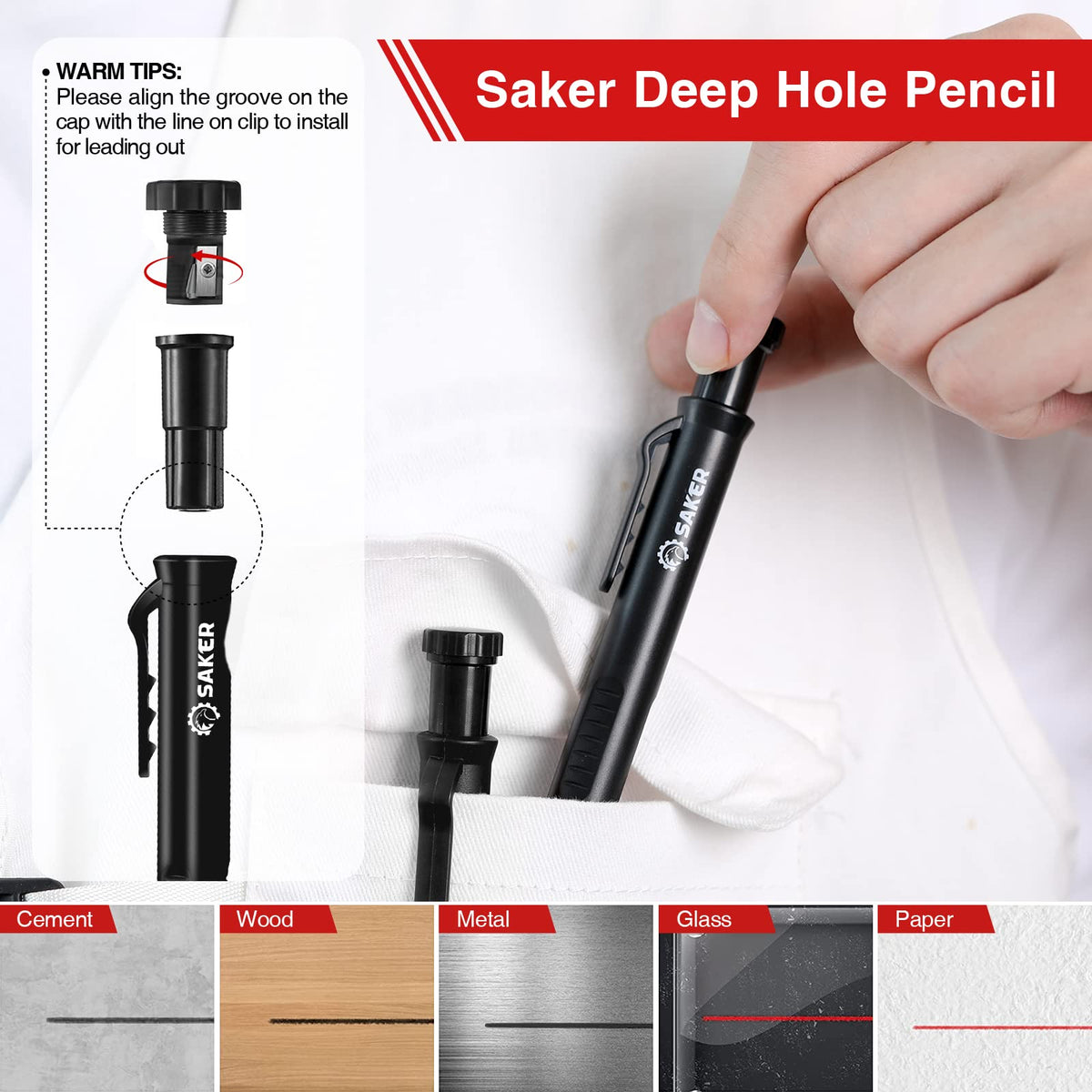 Saker blue acrylic vials enable precise readings on the level