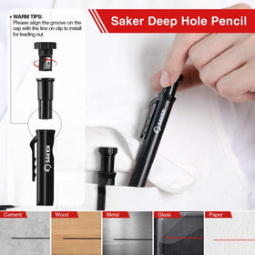 Saker blue acrylic vials enable precise readings on the level