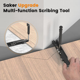 Saker marks built-in furniture and infill panel applications.